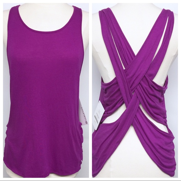 Fabletics Draped Back Taylor Tank NWT - Picture 2 of 8